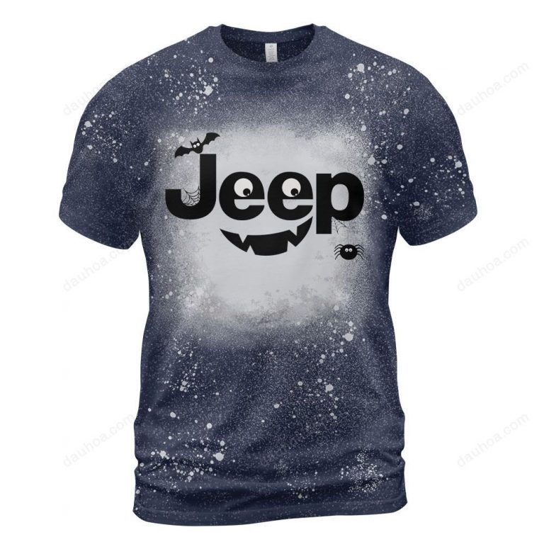 Jeep Boo Halloween bleach T shirt 4 Jeep Boo Halloween bleach T shirt 4