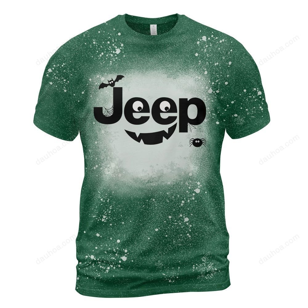 Jeep Boo Halloween bleach T shirt 6 Jeep Boo Halloween bleach T shirt 5