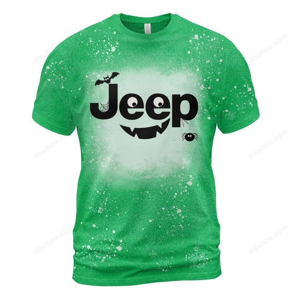 Jeep Boo Halloween bleach T shirt 8 Jeep Boo Halloween bleach T shirt 7
