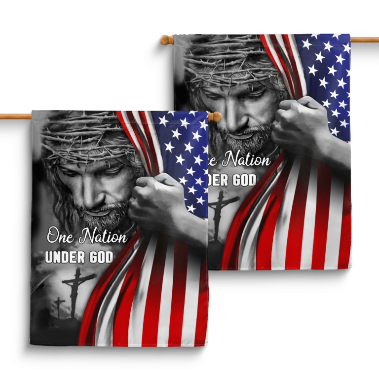 Jesus One nation under God flag 1