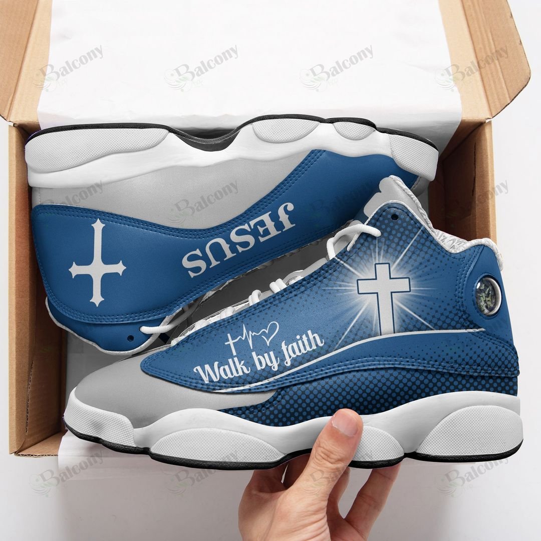 Jesus Wald By Faith Air Jodan 13 Sneakers1