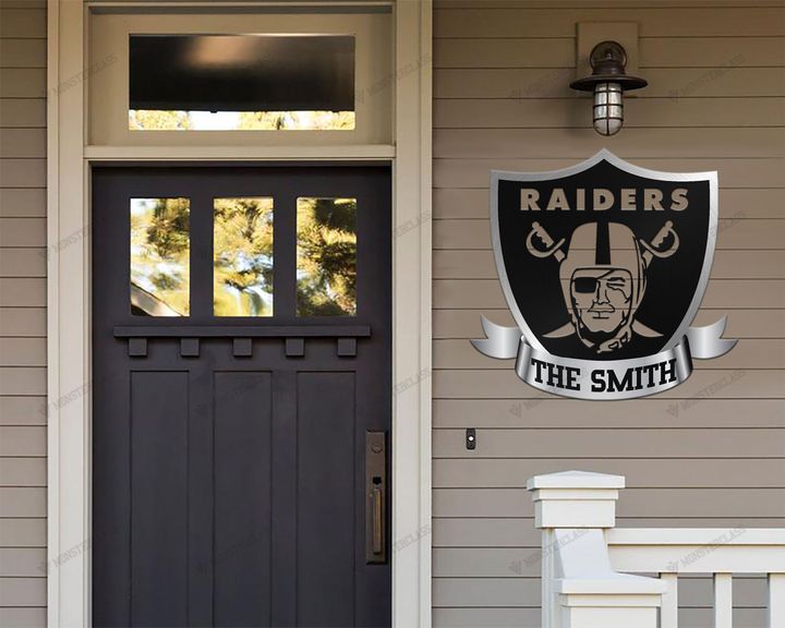 Las Vegas Raiders customized cut metal sign wall decor