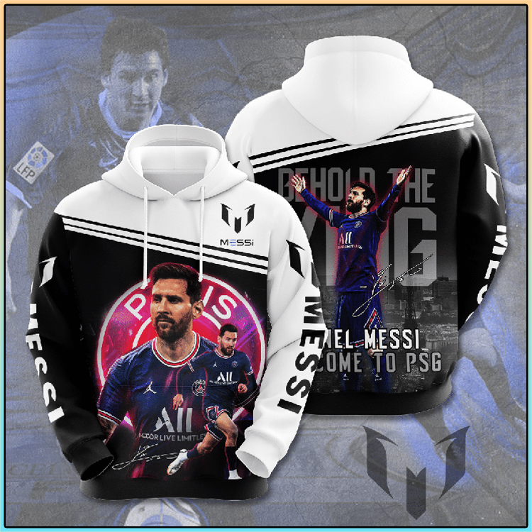 Leo Messi Paris Saint Germain 3D Hoodie 5 Leo Messi Paris Saint Germain 3D Hoodie3