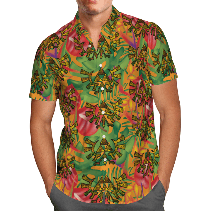 26 Legend of Zelda Triforce hawaiian shirt 1