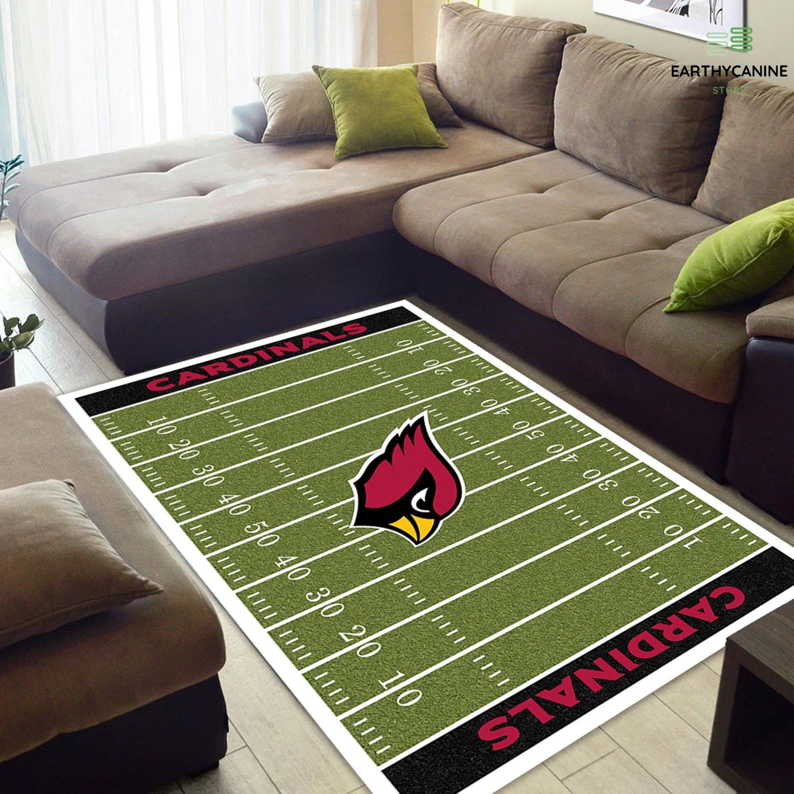Louisville Cardinal stadium rug 3 Louisville Cardinal stadium rug