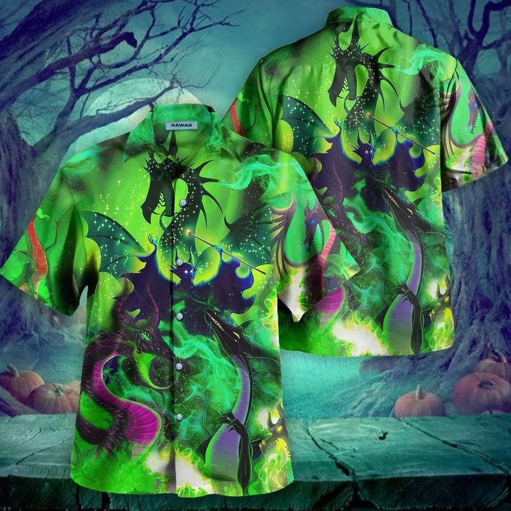 Maleficent Dragon Hawaiian Shirt2