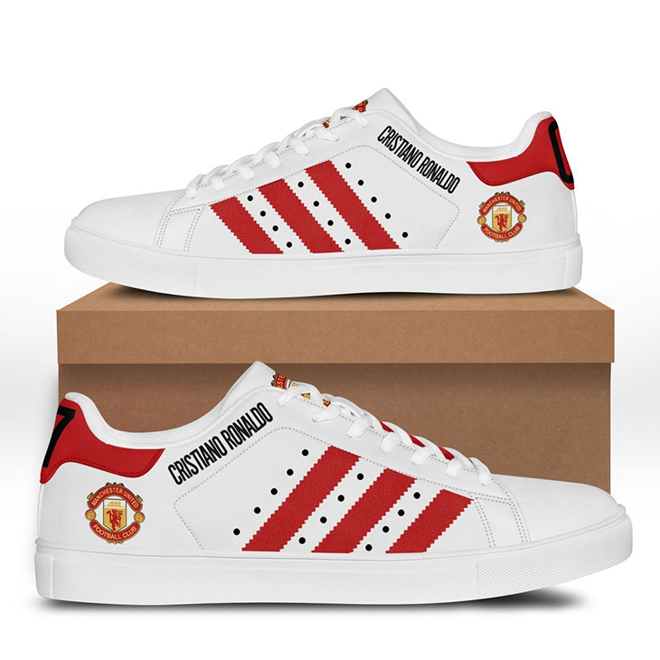 Manchester United CR7 Stan Smith low top Shoes 4 Manchester United Cristiano Ronaldo TTT LT Stan Smith Shoes3