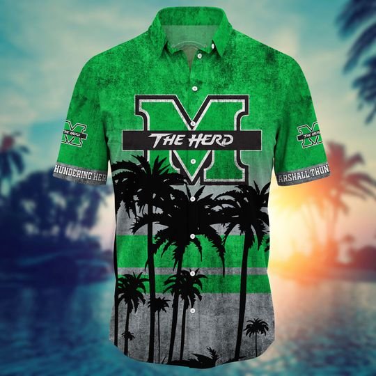 Marshall Thudering Hers Summer Hawaiian Shirt short1