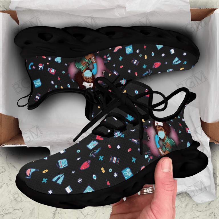 Melanated nurse clunky max soul shoes Melanated nurse clunky max soul shoes