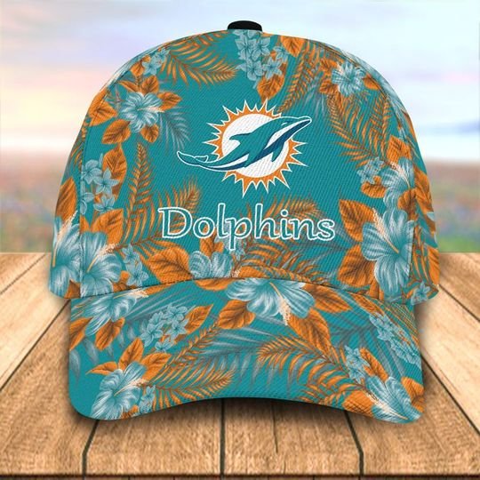 Miami Dolphins Tropical Flower Classic Cap