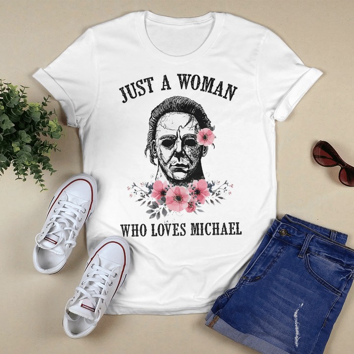 Michael Myers flowers just a women who loves Michael 3d shirt hoodie 3 Michael Myers flowers just a women who loves Michael 3d shirt hoodie 2 Copy