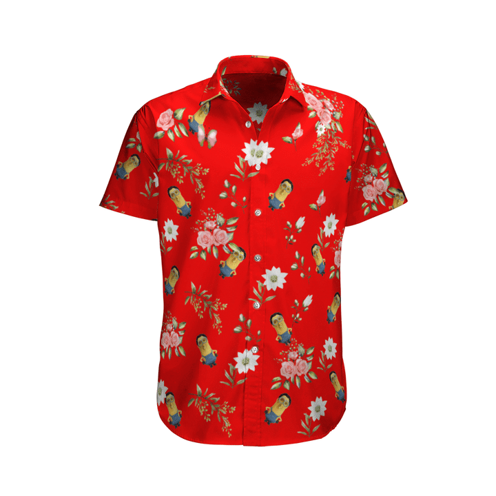 Mini cage hawaiian shirt