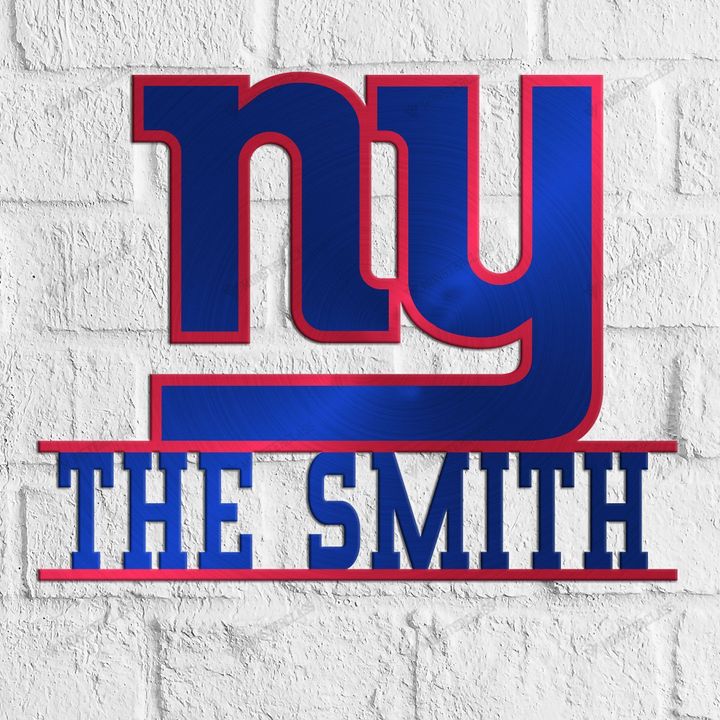 New York Giants customized cut metal sign wall decor 2