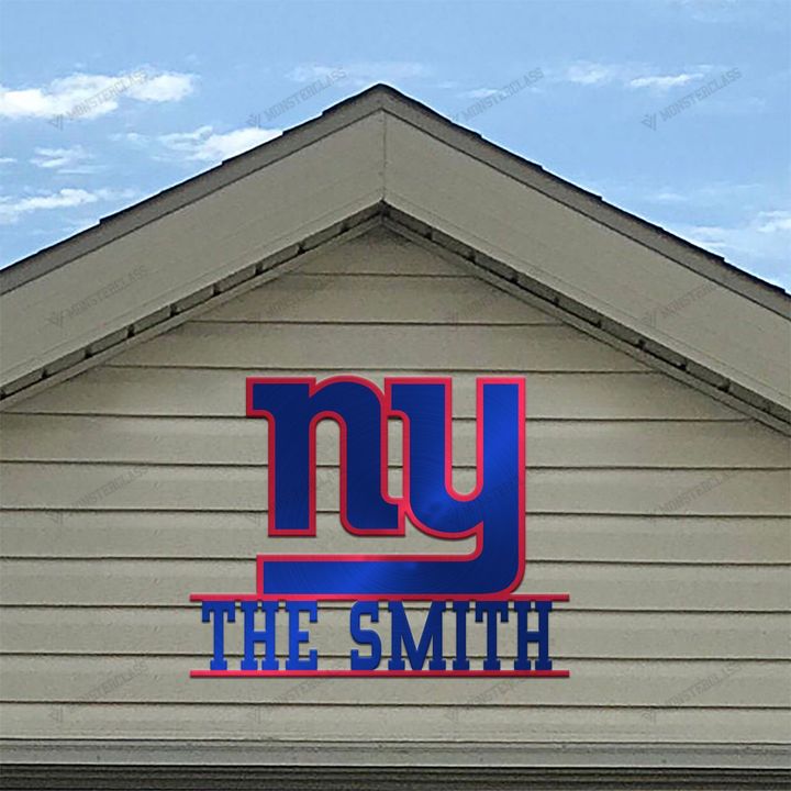 New York Giants customized cut metal sign wall decor 4