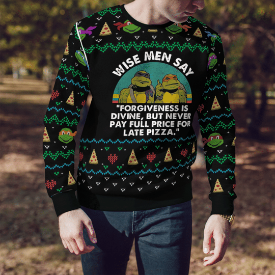 Ninja Turtles wise men say ugly christmas sweater 4 Ninja Turtles wise men say ugly christmas sweater 3