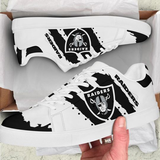Oakland Raiders Stan Smith Low Top Shoes