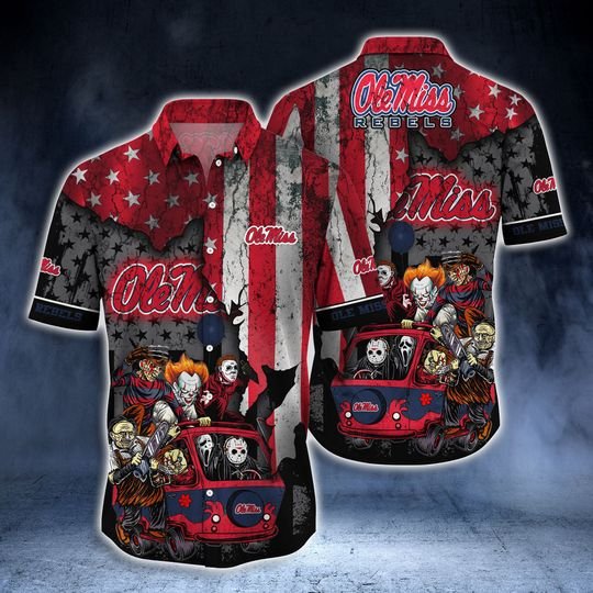Ole Miss Rebels Summer Hawaiian Shirt 1 Ole Miss Rebels Summer Hawaiian Shirt