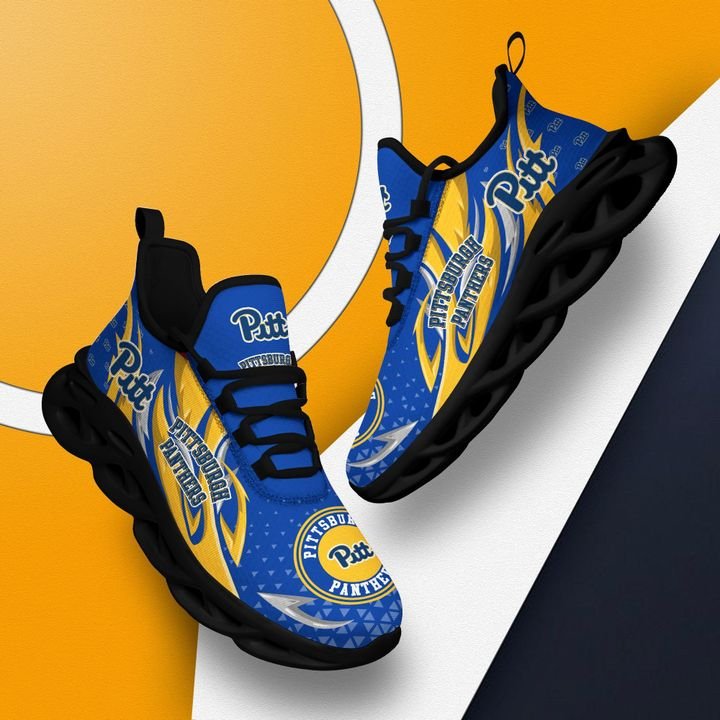 Pittsburgh Panthers clunky Max Soul High Top Shoes 1