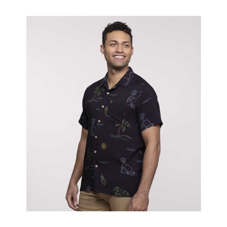 Pokemon Tropical Lapras Neon hawaiian shirt9