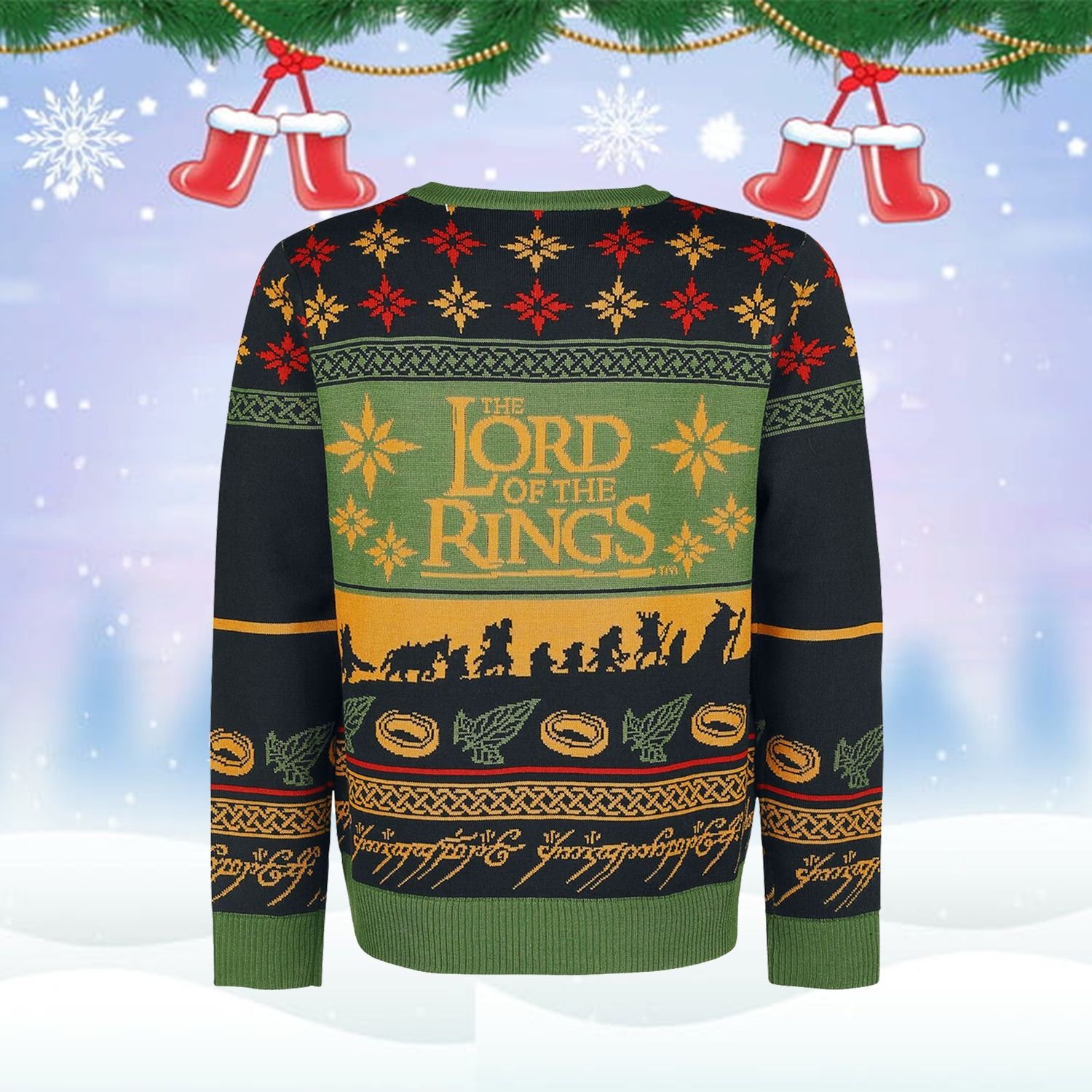 The Lord of the Rings Ugly Christmas Sweater 4 The Lord of the Rings Ugly Christmas Sweater