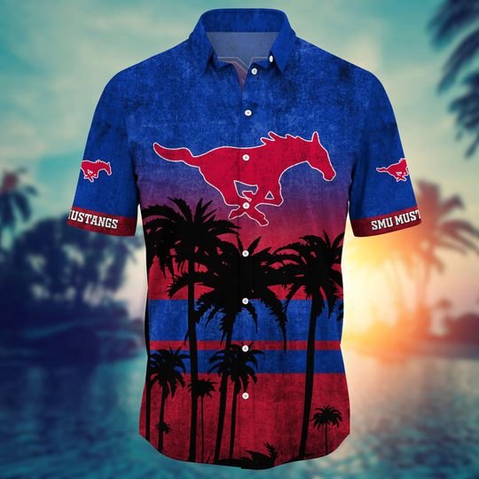 SMU Mustangs Hawaiian Shirt1