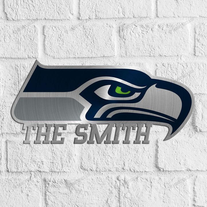 Seattle Seahawks customized cut metal sign wall decor 5 Seattle Seahawks customized cut metal sign wall decor2