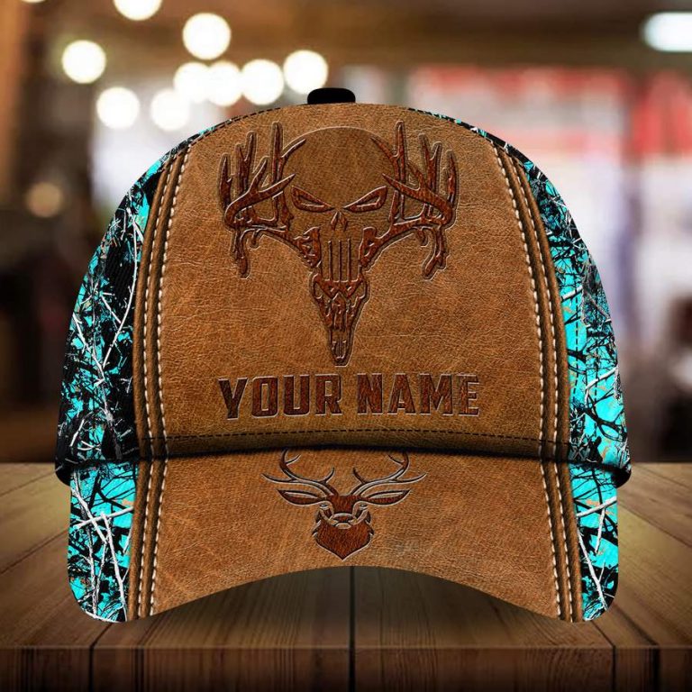 Skull Deer hunting custom personalized name cap 10 Skull Deer hunting custom personalized name cap 10