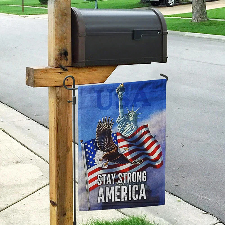Stay Strong America Eagle Flag2