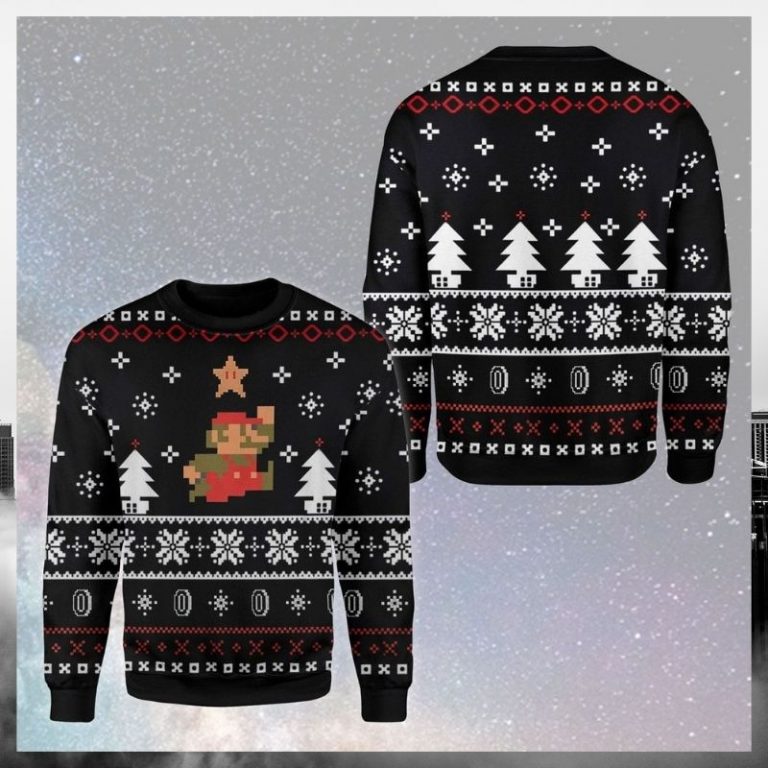 Super Mario Ugly Christmas Sweater 1