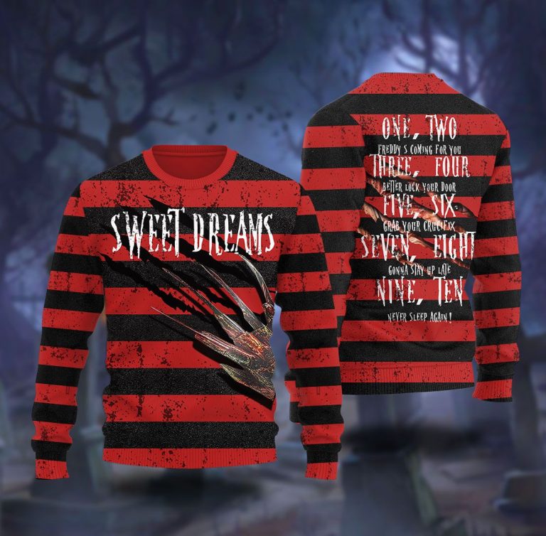 Sweet dreams one two Freddy is coming 3d shirt hoodie sweatshirt 3