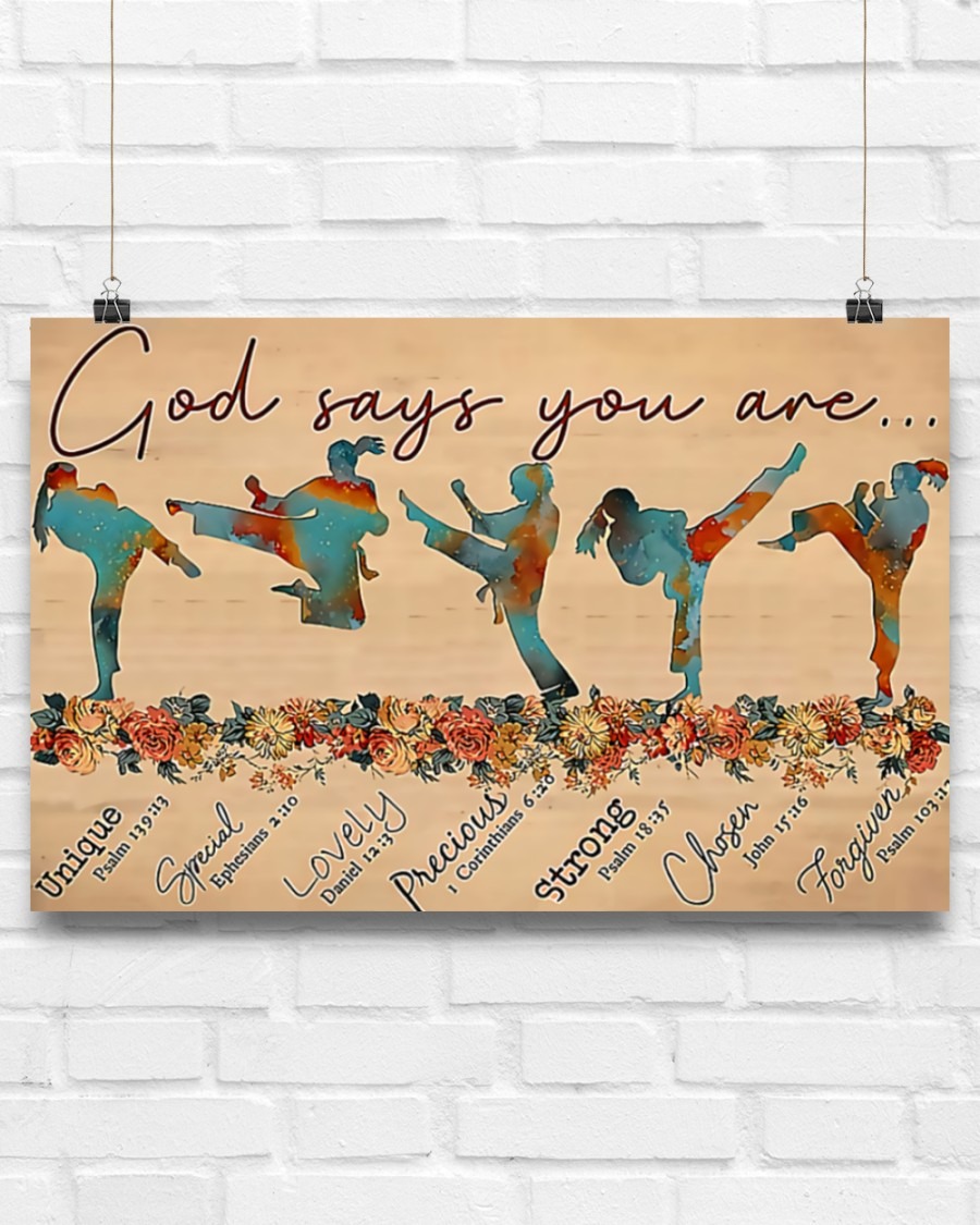 Taewondo god says you are poster
