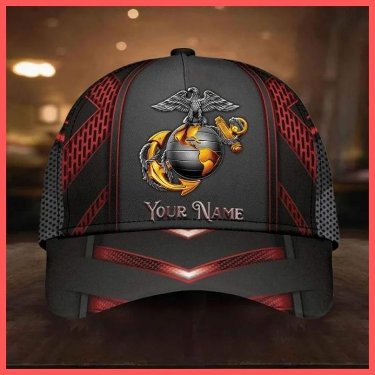 The eagle globe and anchor custom personalized hat 2