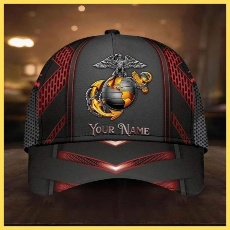 The eagle globe and anchor custom personalized hat 3
