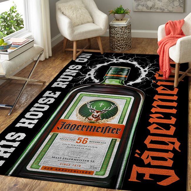 This House Runs On Jagermeister Rug1