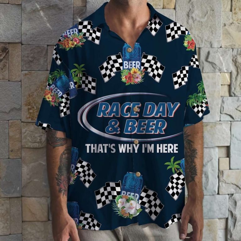 Track Racing Race Day And Beer Hawaiian Shirt 1 Track Racing Race Day And Beer Hawaiian Shirt 1