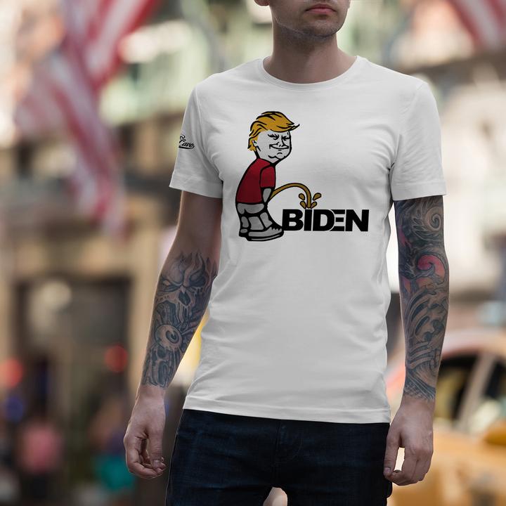 Trump pee on Biden shirt 3 Trump pee on Biden shirt 2