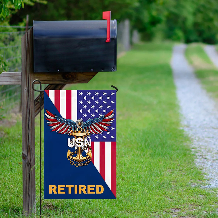U.S. Navy E-7 Chief Petty Officer American Eagle Retired Flag 5 U.S. Navy E 7 Chief Petty Officer American Eagle Retired Flag3