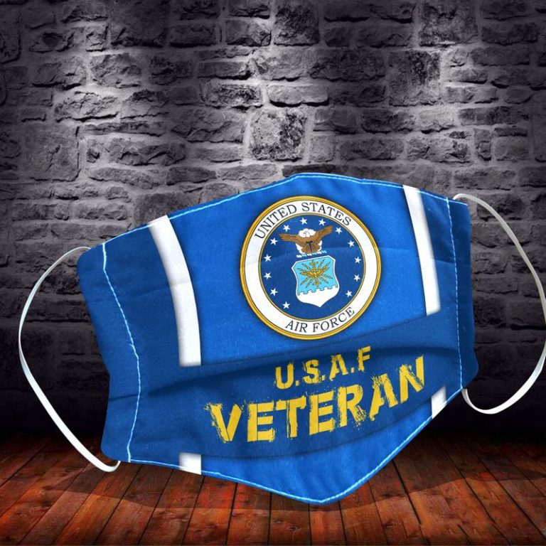 US Air Force veteran face mask 3