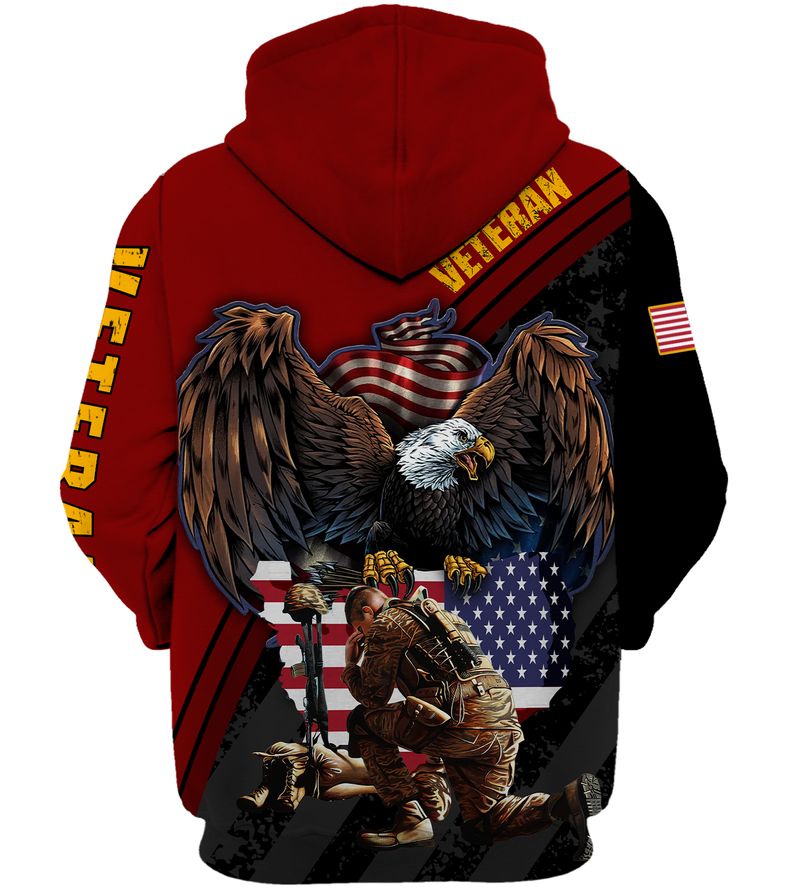 US Army Veteran Eagle American flag 3d shirt hoodie 2 US Army Veteran Eagle American flag 3d shirt hoodie 1