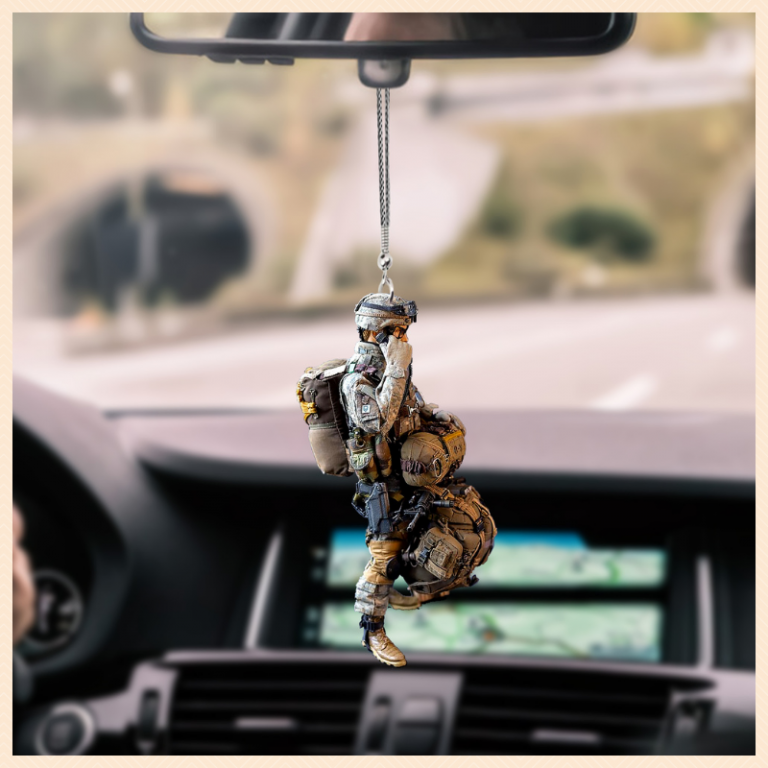 US Veteran car hanging ornament 1