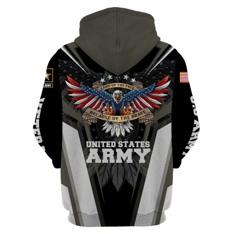 US army veteran eagle Land of the Free Because of the Brave shirt hoodie 6 US army veteran eagle Land of the Free Because of the Brave shirt hoodie 5