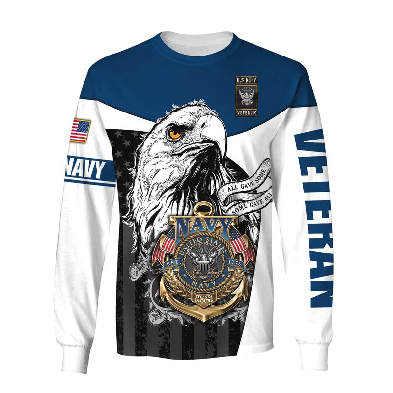 US navy veteran eagle the sea is ours 3d shirt hoodie 2 US navy veteran eagle the sea is ours 3d shirt hoodie 1