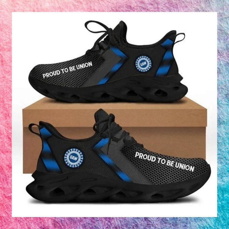 United Auto Workers proud to be union max soul clunky sneaker shoes 4 United Auto Workers proud to be union max soul clunky sneaker shoes 3