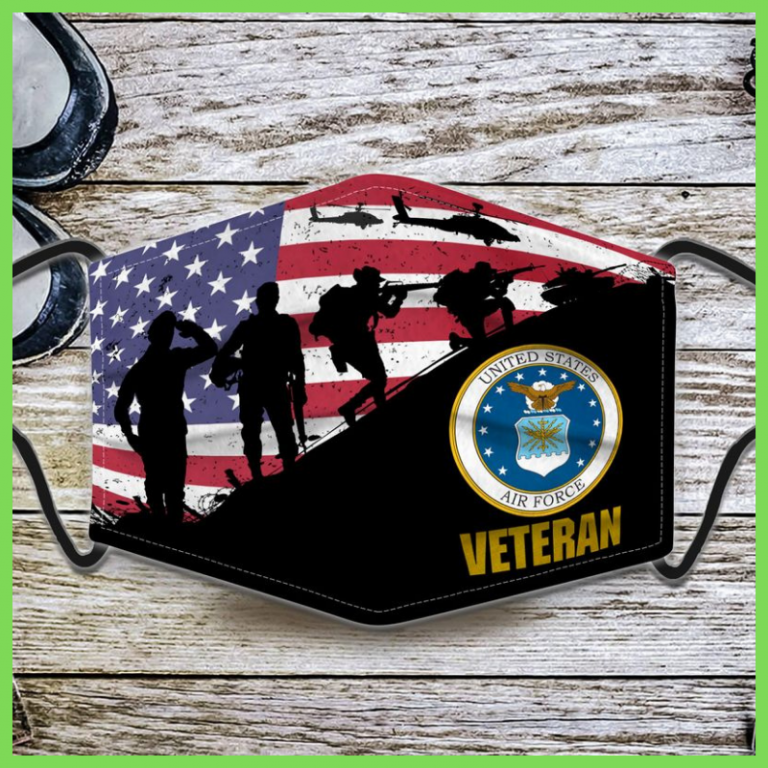United States Air Force veteran American flag face mask (1) United States Air Force veteran American flag face mask 1