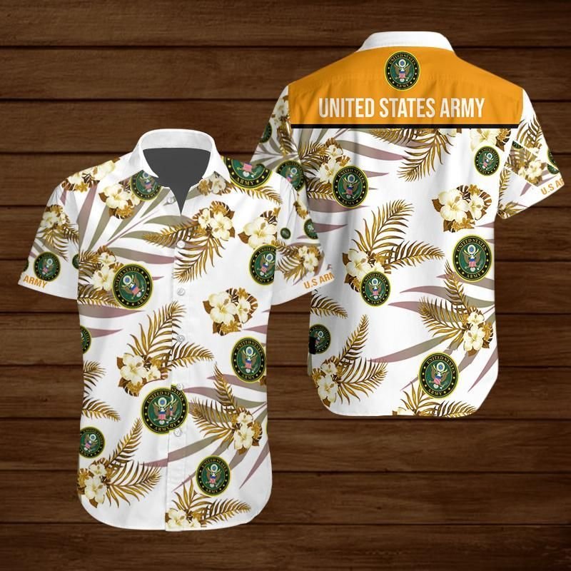 United States Army Hawaiian shirt