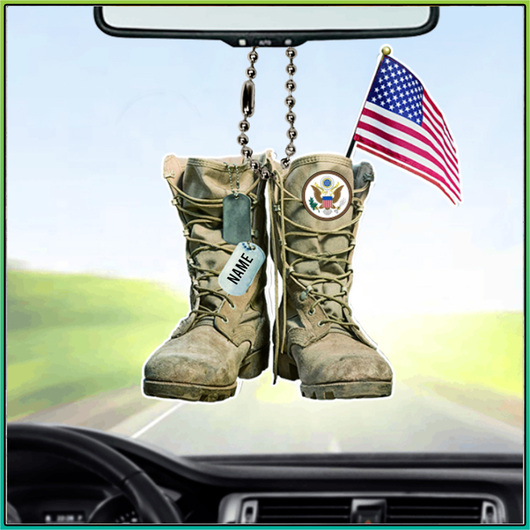 United States Army Marksmanship Unit Military Boots Custom Personalized Car Ornament 5 United States Army Marksmanship Unit Military Boots Personalized Car Ornament3