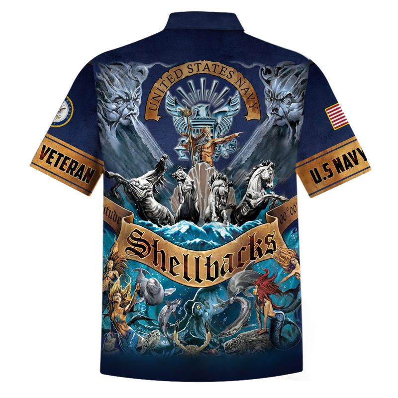 United States Navy Poseidon God Shellbacks 3d shirt hoodie 2 United States Navy Poseidon God 3d shirt hoodie 1