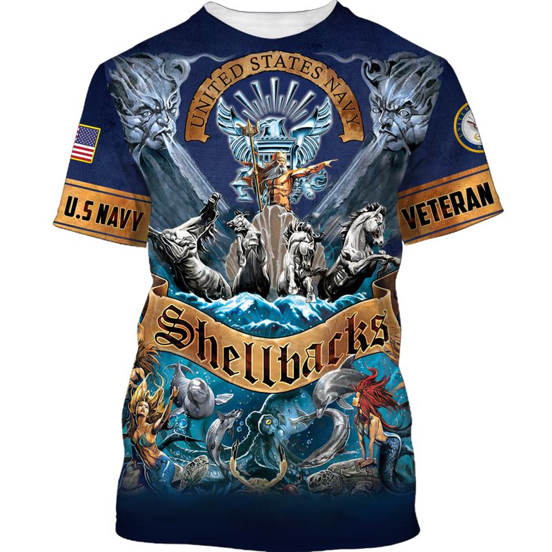 United States Navy Poseidon God Shellbacks 3d shirt hoodie 1 United States Navy Poseidon God Shellbacks 3d shirt hoodie 1