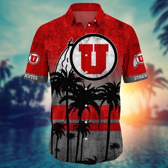 Utah Utes Hawaiian Shirt 2 Utah Utes Hawaiian Shirt1