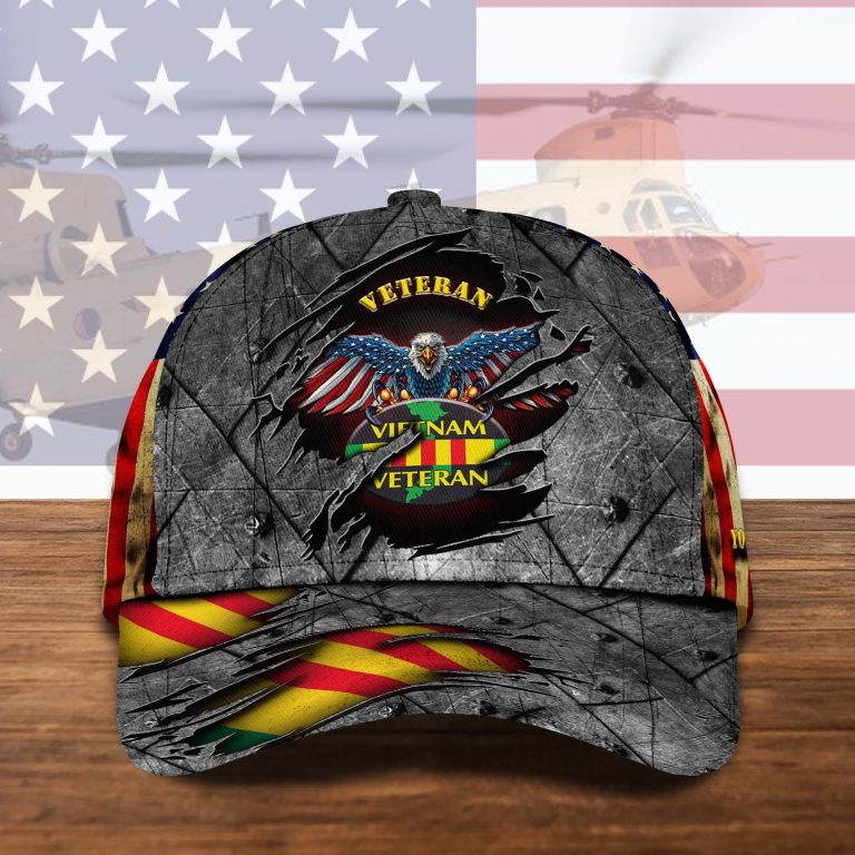 Vietnam Veteran Custom Name Cap